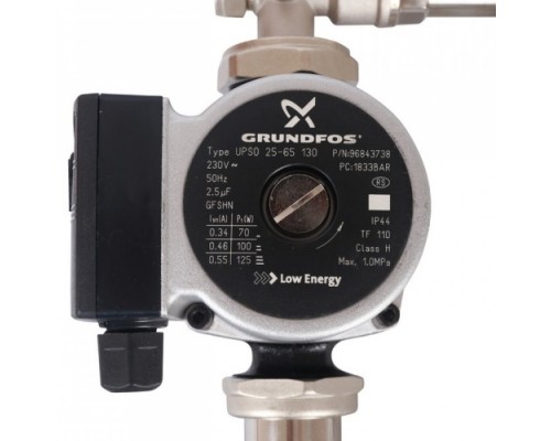 STOUT Насосно-смесительный узел с термостатическим клапаном; Grundfos UPSO 25-65 130