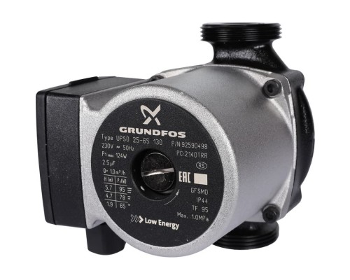 STOUT Насосно-смесительный узел с термостатическим клапаном; Grundfos UPSO 25-65 130