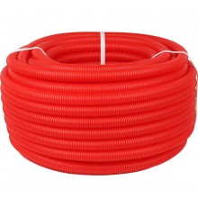 STOUT Труба гофрированная ПНД, цвет красный, наружным диаметром 20 мм для труб диаметром 16 мм