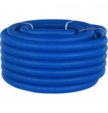 STOUT Труба гофрированная ПНД, цвет синий, наружным диаметром 40 мм для труб диаметром 32 мм