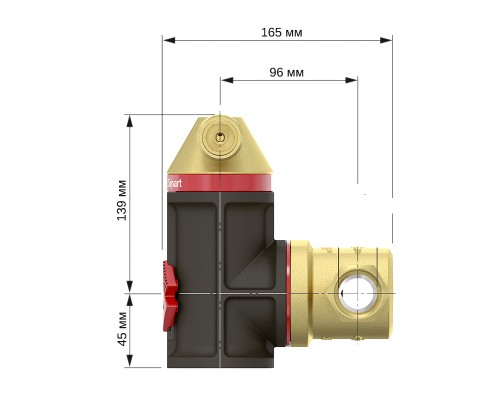 Flamco Сепаратор воздуха Flamcovent Smart 1 1/4