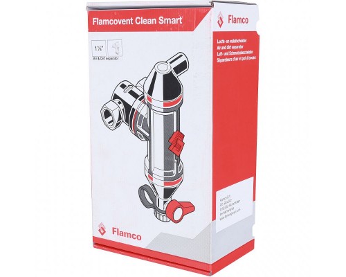 Flamco Сепаратор воздуха и шлама Flamcovent Clean Smart 1 1/4