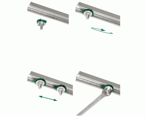 Walraven Болт монтажный BIS RapidRail Hammerfix M10 40 оцинкованная сталь