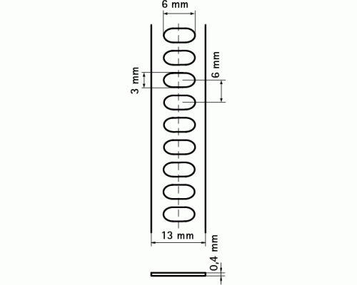 Walraven Монтажная лента BIS IKS-2000 (нерж.) 13x04 мм бокс 20 м