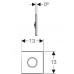 Клавиша смыва Geberit Sigma01 для писсуара ш 66 цвет-хром