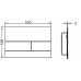 Клавиша смыва TECE TECEsquare для унитаза шгв 220*30*150 цвет-белый глянцевый