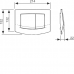 Клавиша смыва TECE Ambia назначение-для унитаза шгв 214*22*152 цвет-белый