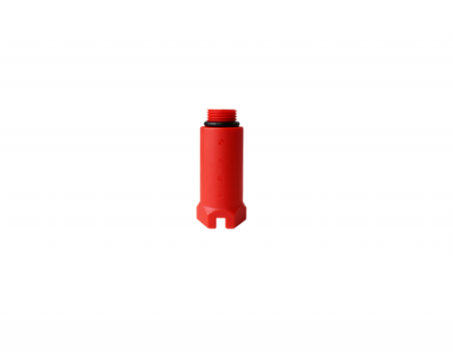 ELSEN Заглушка тестовая удлиненная 20x1/2 с наружной резьбой красная