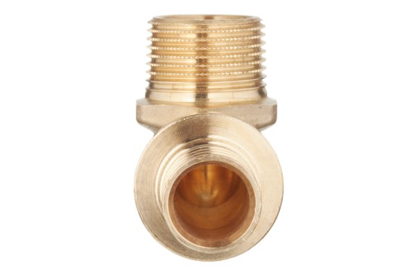 Elsen Угольник переходной 25x3/4 Н. аксиальный PEX, латунь