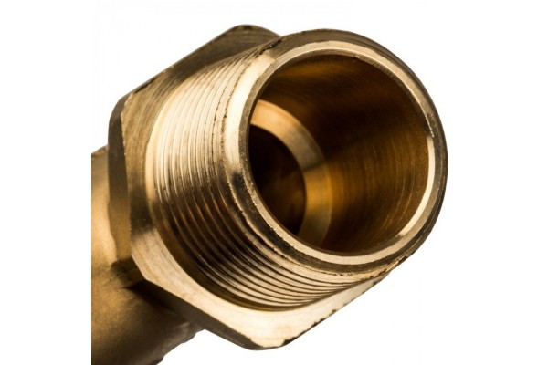 Elsen Угольник переходной 25x3/4 Н. аксиальный PEX, латунь