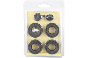 011046 07 Global KIT 1/2 Присоединительный набор для радиатора (цвет cod.07 grigio scuro opaco mettalizzato 2748 (черный))