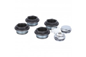 011048 07 Global KIT 3/4 Присоединительный набор для радиатора (цвет cod.07 grigio scuro opaco mettalizzato 2748 (черный))