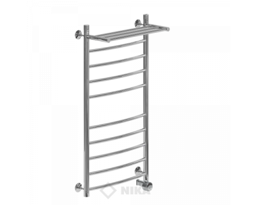 Полотенцесушитель Ника ЛД (г) ВП-100x40x47 с полочкой электрический