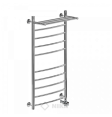 Полотенцесушитель Ника ЛД (г) ВП-100x50x57 с полочкой электрический