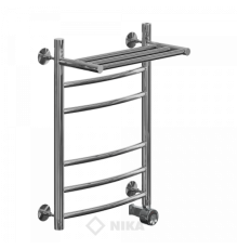 Полотенцесушитель Ника ЛД (г) ВП-60x60x67 с полочкой электрический