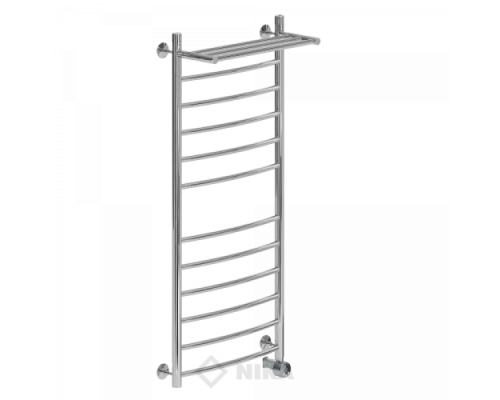 Полотенцесушитель Ника ЛД (г) ВП-120x40x47 с полочкой электрический