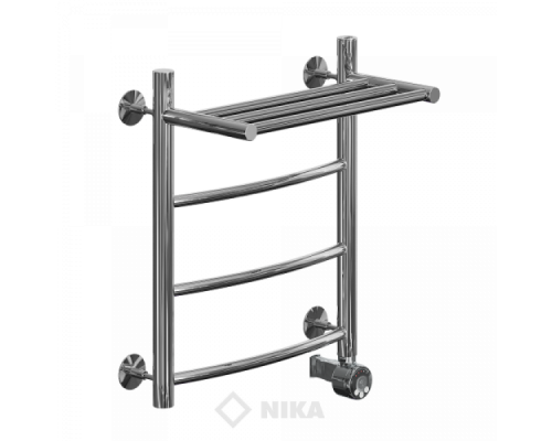 Полотенцесушитель Ника ЛД ВП-50x50x57 с полочкой электрический