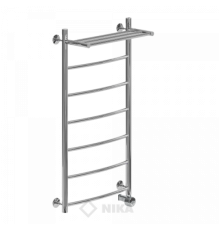 Полотенцесушитель Ника ЛД ВП-100x50x57 с полочкой электрический