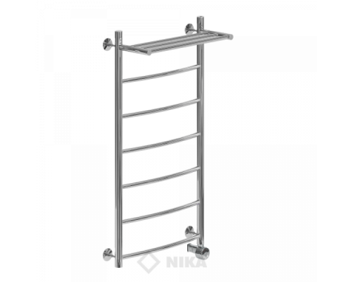 Полотенцесушитель Ника ЛД ВП-100x50x57 с полочкой электрический