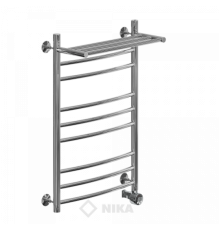 Полотенцесушитель Ника ЛД (г2) ВП-80x40x47 с полочкой электрический