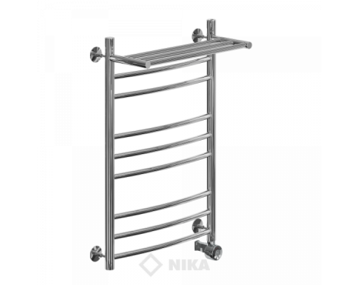 Полотенцесушитель Ника ЛД (г2) ВП-80x40x47 с полочкой электрический