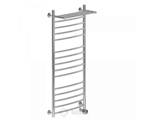 Полотенцесушитель Ника ЛД (г2) ВП-120x40x47 с полочкой электрический