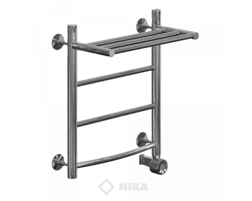 Полотенцесушитель Ника ЛДП ВП-50x50x57 с полочкой электрический