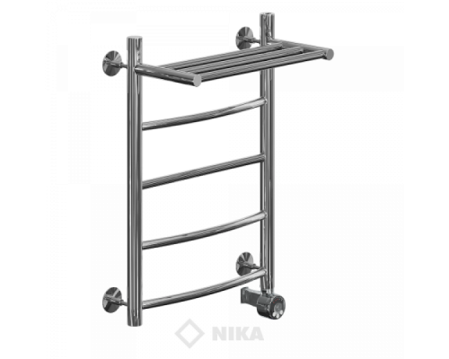 Полотенцесушитель Ника ЛДП ВП-60x60x67 с полочкой электрический