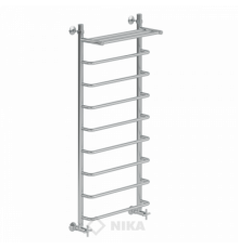 Полотенцесушитель Ника Л90 ВП-120x50x56 с полочкой водяной