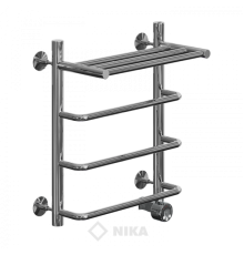 Полотенцесушитель Ника Л90 ВП-50x40x47 с полочкой электрический