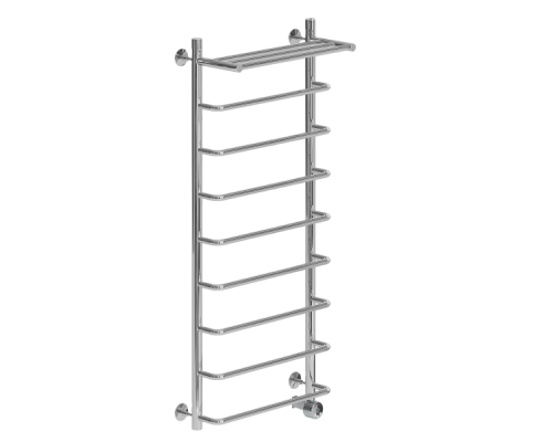 Полотенцесушитель Ника Л90 ВП-120x40x47 с полочкой электрический