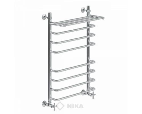 Полотенцесушитель Ника Л90 (г) ВП-80x50x56 с полочкой водяной