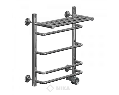 Полотенцесушитель Ника Л90 (г) ВП-50x60x67 с полочкой электрический