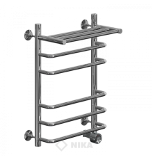 Полотенцесушитель Ника Л90 (г) ВП-60x40x47 с полочкой электрический