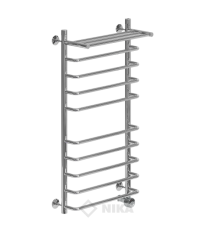 Полотенцесушитель Ника Л90 (г) ВП-100x50x57 с полочкой электрический