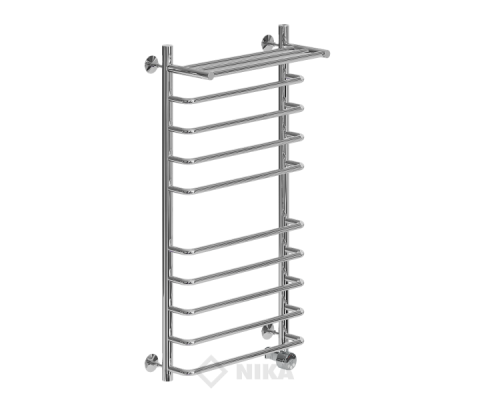 Полотенцесушитель Ника Л90 (г) ВП-100x50x57 с полочкой электрический