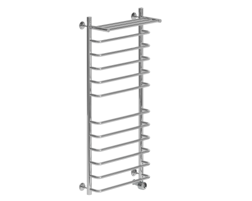 Полотенцесушитель Ника Л90 (г) ВП-120x50x57 с полочкой электрический