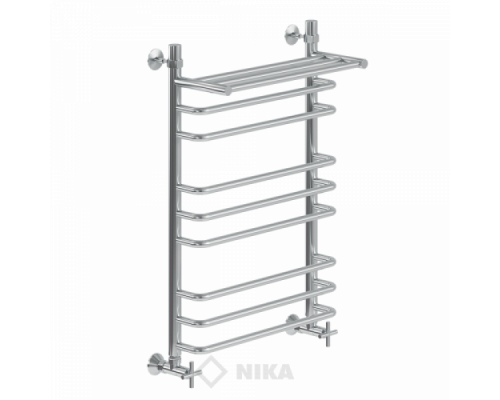Полотенцесушитель Ника Л90 (г2) ВП-80x50x56 с полочкой водяной