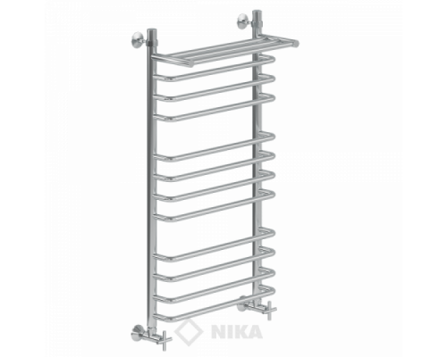 Полотенцесушитель Ника Л90 (г2) ВП-100x40x46 с полочкой водяной