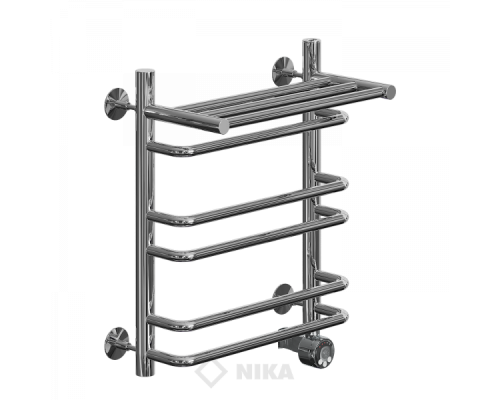 Полотенцесушитель Ника Л90 (г2) ВП-50x60x67 с полочкой электрический