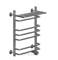 Полотенцесушитель Ника Л90 (г2) ВП-60x40x47 с полочкой электрический