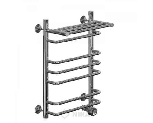 Полотенцесушитель Ника Л90 (г2) ВП-60x40x47 с полочкой электрический