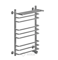 Полотенцесушитель Ника Л90 (г2) ВП-80x50x57 с полочкой электрический
