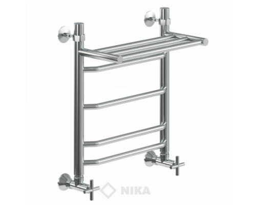 Полотенцесушитель Ника ЛТ (г) ВП-50x50x57 с полочкой электрический