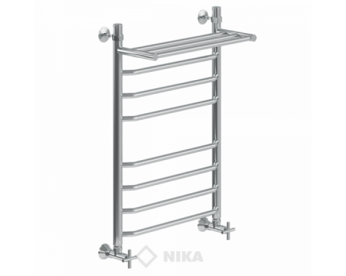 Полотенцесушитель Ника ЛТ (г) ВП-80x60x67 с полочкой электрический