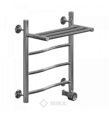 Полотенцесушитель Ника ЛВ ВП-50x50x57 с полочкой электрический