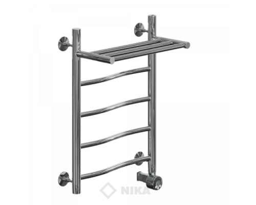 Полотенцесушитель Ника ЛВ ВП-60x50x57 с полочкой электрический