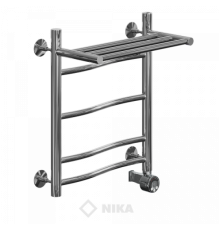 Полотенцесушитель Ника ЛВ (г) ВП-50x40x47 с полочкой электрический