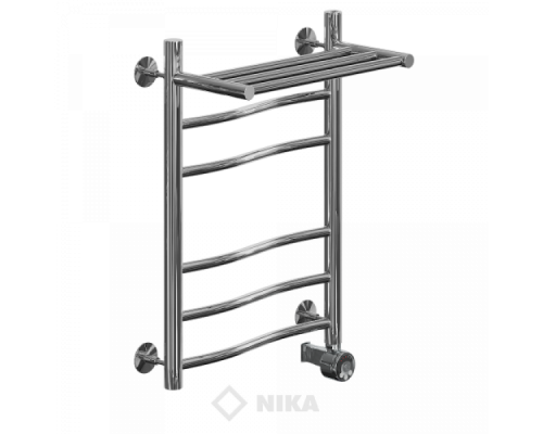 Полотенцесушитель Ника ЛВ (г) ВП-60x60x67 с полочкой электрический