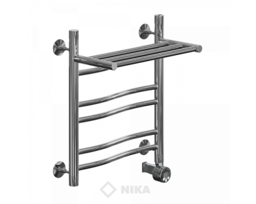 Полотенцесушитель Ника ЛВ (г2) ВП-50x50x57 с полочкой электрический